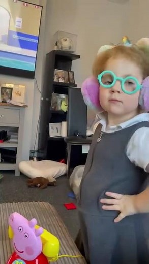 Ava's Silly Dress Up Moment Caught on Camera!