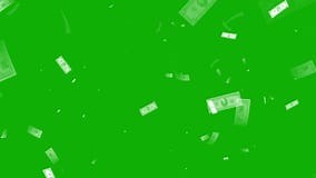 Flying Currency Notes Motion Graphics with Green Screen Background Stock Video - Video of finance, notes: 246661381