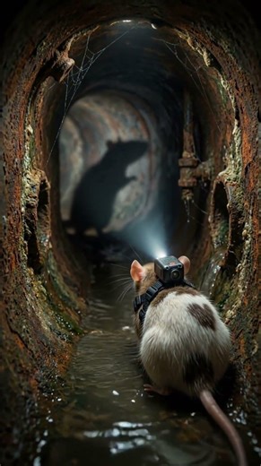 Tiny Rat explores the city sewers from a POV perspective