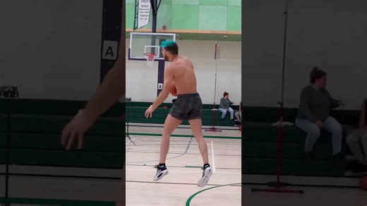 Is this possible? Crazy between the legs dunk!