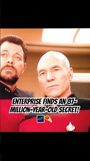 Enterprise Finds an 87-Million-Year-Old Secret! 🌌☄️#shortvideo #shorts #startrek