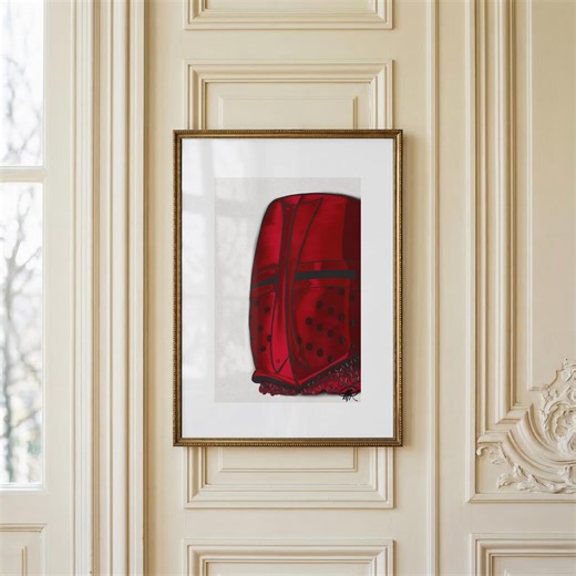 Ruby Knight | Fantasy Minimalist Medieval | Digital Download - Etsy