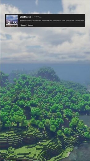 Minecraft Bliss Shaders