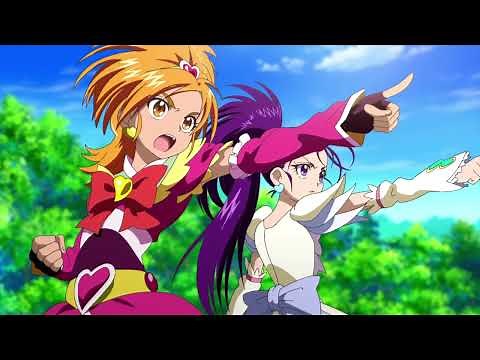 Cure Bloom & Cure Egret Transformation (Kibou no Chikara ~ Otona Precure)