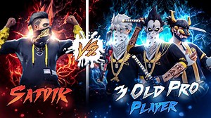 428K views · 10K reactions | Satvik Vs 3 Pro Player  In Free Fire  #freefire #garenafreefire #facebook | Satvik | Facebook