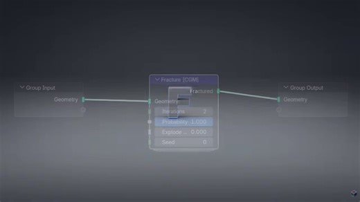 Geometry Nodesでメッシュの分割・破壊シミュレーションを学べるチュートリアルhttps://t.co/4NLHvP7NPP【主な内容】・Booleanとカット平面によるプロシージャル分割・アイランド単位のランダム分割処理・Rigid Bodyによる破壊シミュレーション #b3d