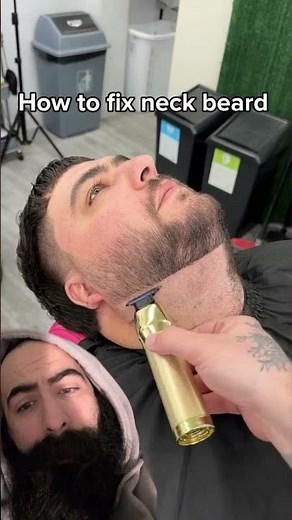 Here's how to fix a neck beard!