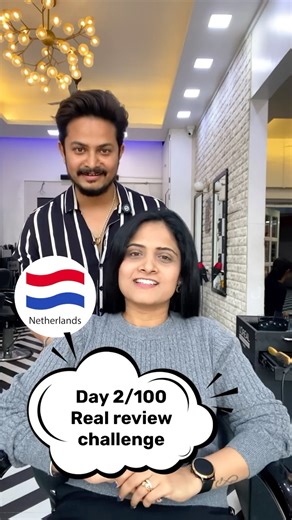 Flying Scissor Unisex Salon on Instagram: "नॅदरलँड्स 🇳🇱 वरून रील पाहून थेट पुण्यात Flying Scissor Salon मध्ये treatment साठी आले ✨ : #flyingscissorsalon #flyingscissoracdemy #flyingscissor #hairtransformation #hairstylist"