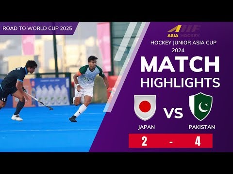 Pakistan Vs Japan Hockey Highlights | Hockey Junior Men's Asia Cup 2024