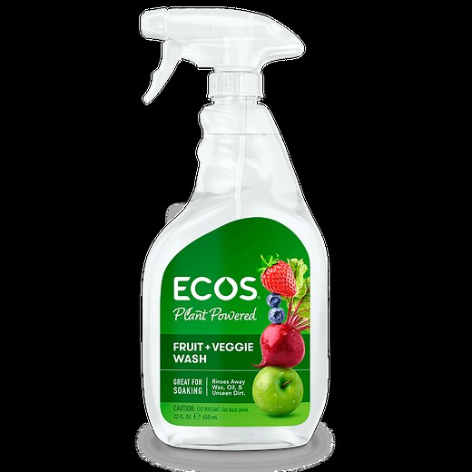 Fruit & Veggie Wash Spray For Cleaner Produce - ECOS®