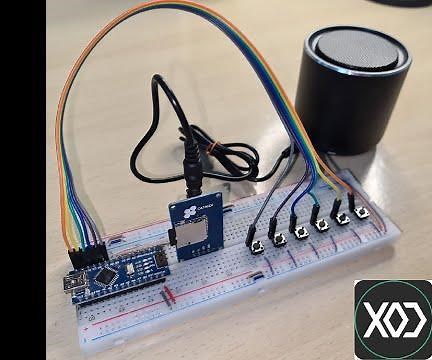 Control MP3 Player Using Arduino Programmed by XOD