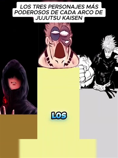 #JujutsuKaisen #GojoSatoru #Sukuna #AnimeShorts #Top3Personajes_01