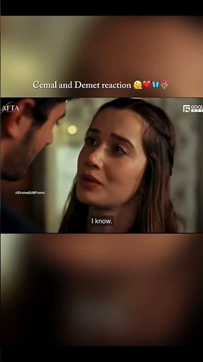 Cemal and Demet reaction 🫠❤️🦋🌷 #arafta #ateş #mercan #turkishseries #trending