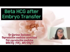 Beta HCG after Embryo Transfer! # normal value # beta hcg value to confirm pregnancy