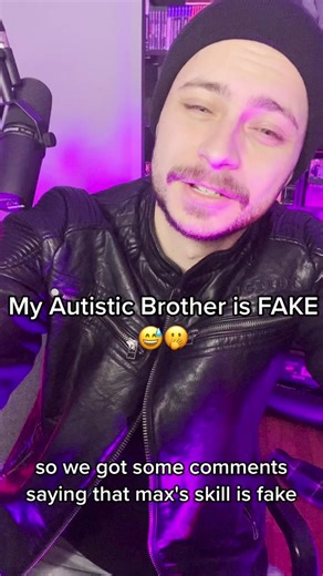 My Autistic Brother is FAKE 😅🫢 Totally not a real autistic savant or anything. 🥰 #autism #autisticadult #autistictiktok #autisticcreator #autisticsavant