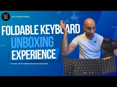 Unboxing the ProtoArc XK01 Folding Keyboard - Ideal for Remote Workers