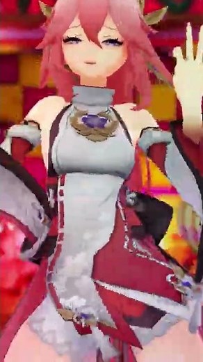 Yae Miko - Ghost Dance【MMD】#Shorts