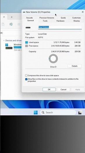 Compress Drive to Free Disk Space Windows 11 / 10