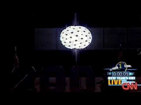 2008 Times Square Ball Drop (Super Rare CNN Version)