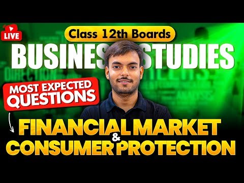 Class 12 Business Studies 🔥| Chapterwise Revision – Financial Market | Board Special | Mayank Sir