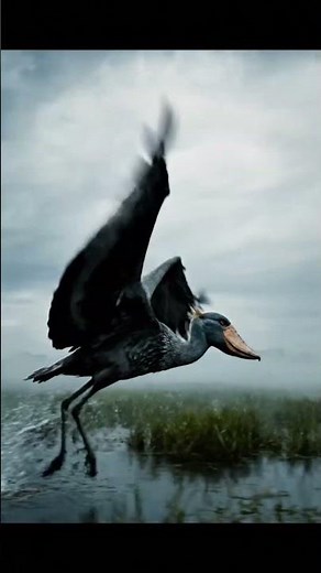 This Bird Eats Crocodiles 🐊 #Shoebill