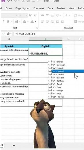 How to Use =Translate Formula in Excel ‼️