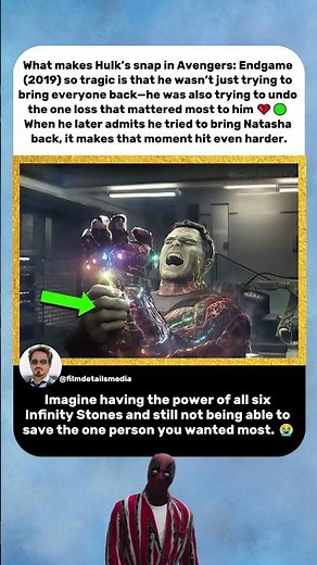 Hulk Tried to Save Natasha Too 😭💔 | Avengers: Endgame (2019)