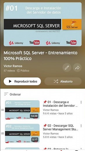 Curso completo de Base de Datos Microsoft SQL Server 100% práctico #microsoftsqlserver #sql #cursos