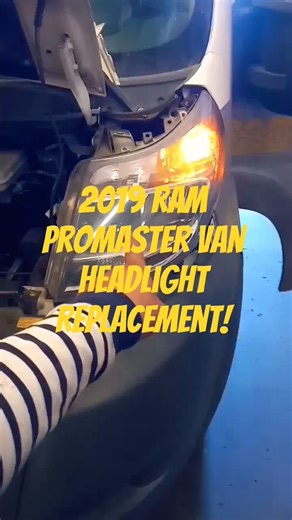 Ram promaster van headlamp replacement easy