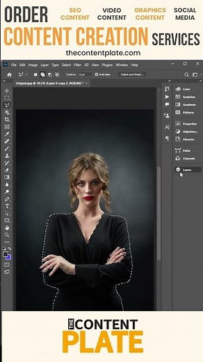 How to Quickly Change Dress Color in Photoshop- Part2