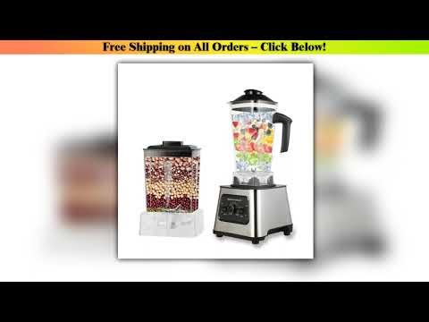 6000W Multi-Function Professional Powerful Blender Juicer Smoothie Maker Table Blender With 2.5L