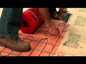 Heating Cable - Installation on Plywood