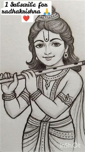 shree Krishna drawing #artinwood #drawing #shorts