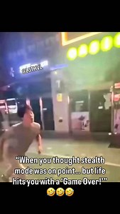 “When you thought stealth mode was on point… but life hits you with a ‘Game Over!’”🤣🤣🤣 “Tag that friend who thinks they’re a secret agent but ends up just like this!” “Drop a comment if you’ve ever had a ‘sneak attack’ fail moment. Let’s laugh together!” . . . #EpicFail #GameOver #MetalGearMeme #ViralLaughs #FunnyFails | Leonardo T Bailey