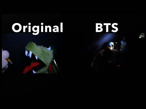 SML Movie: How To Train Your Dragon Original + BTS Side by Side!