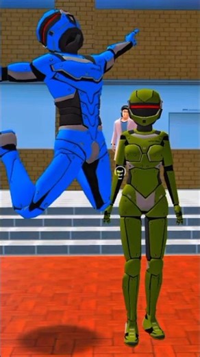 Robots dance in different colors 💃🕺🥳🫣 #sakura #game #viral #shortvideo #short #shorts #trending