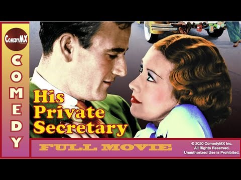 John Wayne | His Private Secretary (1933) | Full Movie | Evalyn Knapp, John Wayne, Reginald Barlow