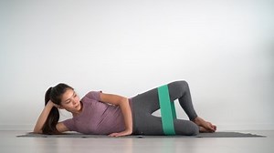 Resistance Band Clamshell Leg Workout Hip Stock Footage Video (100% Royalty-free) 1032711575 | Shutterstock