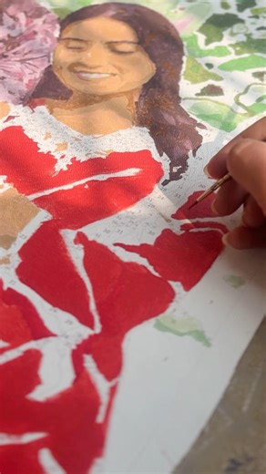 Painting using paint waint kit🫶🏻💗🫠| #youtubeshorts #viralshorts #painting #giftideas