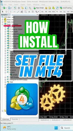 How to Load .set Files in MT4 in 5 Quick Steps 🔧 #algotrading #trading #autotradingsoftware