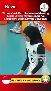 Timnas Voli Putri Indonesia Menang Telak Lawan Myanmar, Serve Megawati Bikin Lawan Bengong!