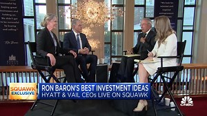 Watch CNBC's full interview with Hyatt Hotels CEO Mark Hoplamazian and Vail Resorts CEO Kirsten Lynch