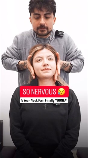 33K views · 282 reactions | Huge Neck Crack  After years of living with neck tension and constant pain, this woman finally found relief through chiropractic care. One adjustment released built-up stress, restoring movement, and helping her feel like herself again. #neckpainrelief #chiropracticcare #wellnessjourney #painfree #neckadjustment #orangecountychiropractor | The Aligned Clinic | Facebook