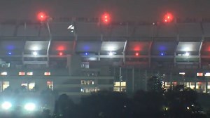 FOR DAMAR 💙❤️️ The Tampa Bay Buccaneers lit up Raymond James Stadium with Buffalo Bills' colors to show support for Damar Hamlin. STORY: 8.wfla.com/3WO4Kdf | WFLA News Channel 8