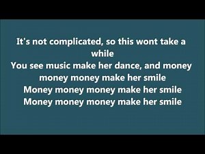 Bruno Mars - Money make her smile *lyrics*