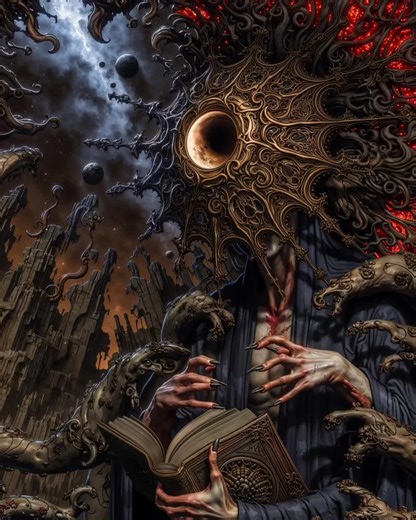 💀Ancient Rituals & Augmented Rites🥛 #rituals #tome #darkfantasy #surrealism #aivideo