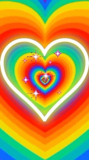 Exploring the Magic of a Rainbow Heart Animation