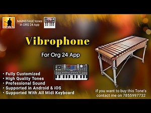 Vibrophone for Org app | Mainstage tones in Android | ORG 24 Tones | Mainstage tones in Org app