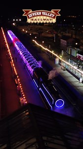 Jump aboard our five-star Boogie Lights Express, departing from Kidderminster on Friday and Saturday nights in March! ⭐⭐⭐⭐⭐ | Severn Valley Railway