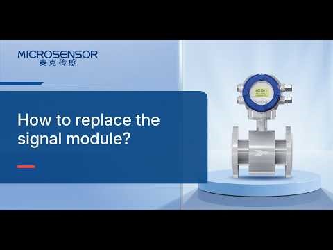 MFE600-E Flowmeter: Signal Module Replacement